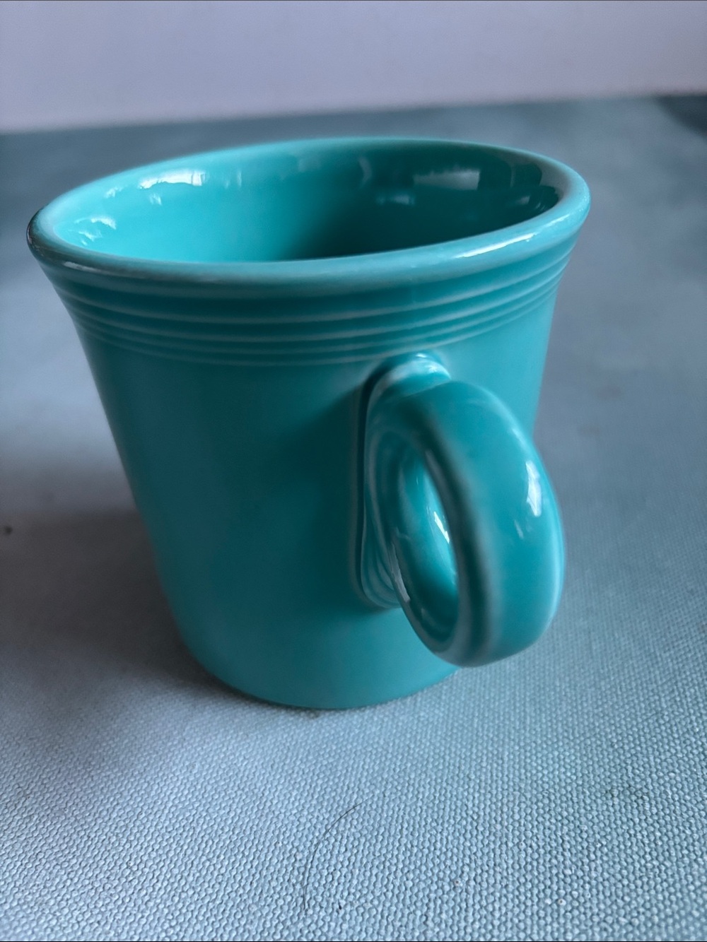 Fiestaware Classic Ring Handle Mug 8oz. Turquoise - Picture 7 of 10